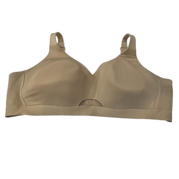 Cacique Lightly lined no wire Nude Wireless Bra Size 50D PLUS - Picture 1 of 8
